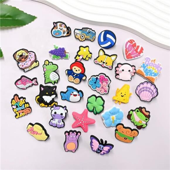 150 Pcs Cute Random Lapel Pin Badge Set - Picture 2 of 4